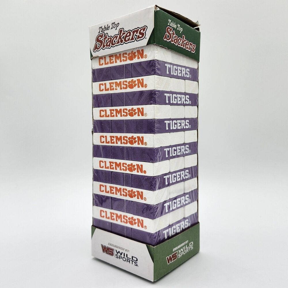 Clemson Tigers Table Top Stackers Game (Wild Sports, NIP)
